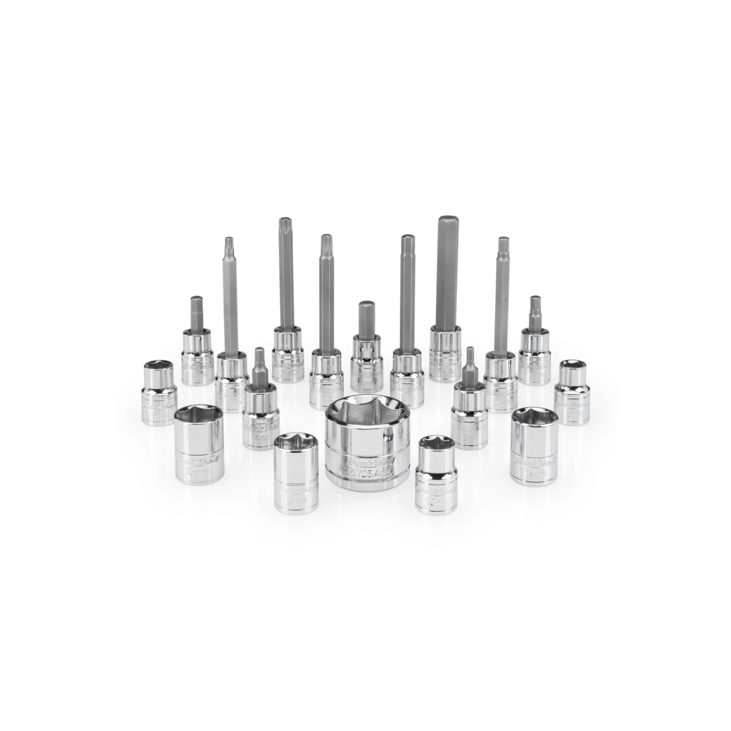 Park Tool SBS-1.2 Dopsleutel Moer En Bit Set Voor 3/8'' Ratel - 18 Delen 3 Park Tool SBS-1.2 Dopsleutel Moer En Bit Set Voor 3/8'' Ratel - 18 Delen
