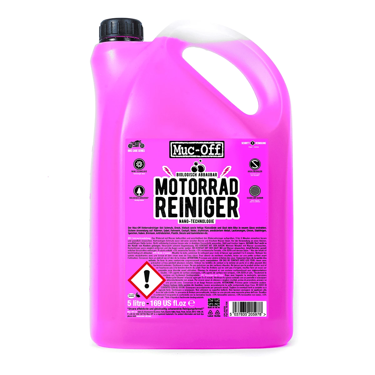 Muc-Off Motorfiets Reiniger 5 Liter 3 Muc-Off Motorfiets Reiniger 5 Liter