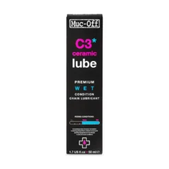 Muc-Off C3 Wet Ceramic Lube Ketting Smeermiddel - 50ml -Rij Windig Verkoopwinkel Web 869 c3 wet weather cermaic lube 50ml 2021 1200x1200