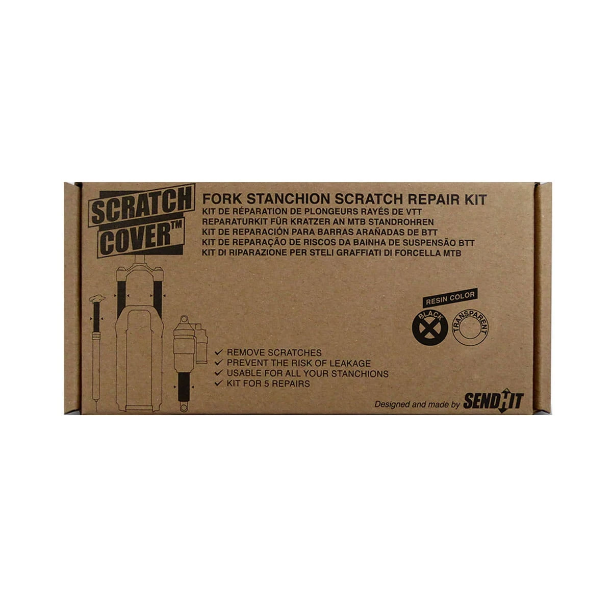 Kras Over Transparant - Reparatieset 3 Kras Over Transparant - Reparatieset